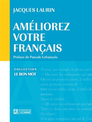 cover image of Améliorez votre français